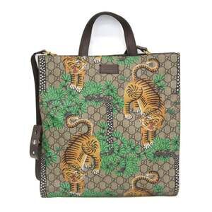 GUCCI Brown Leather Shoulder Bag